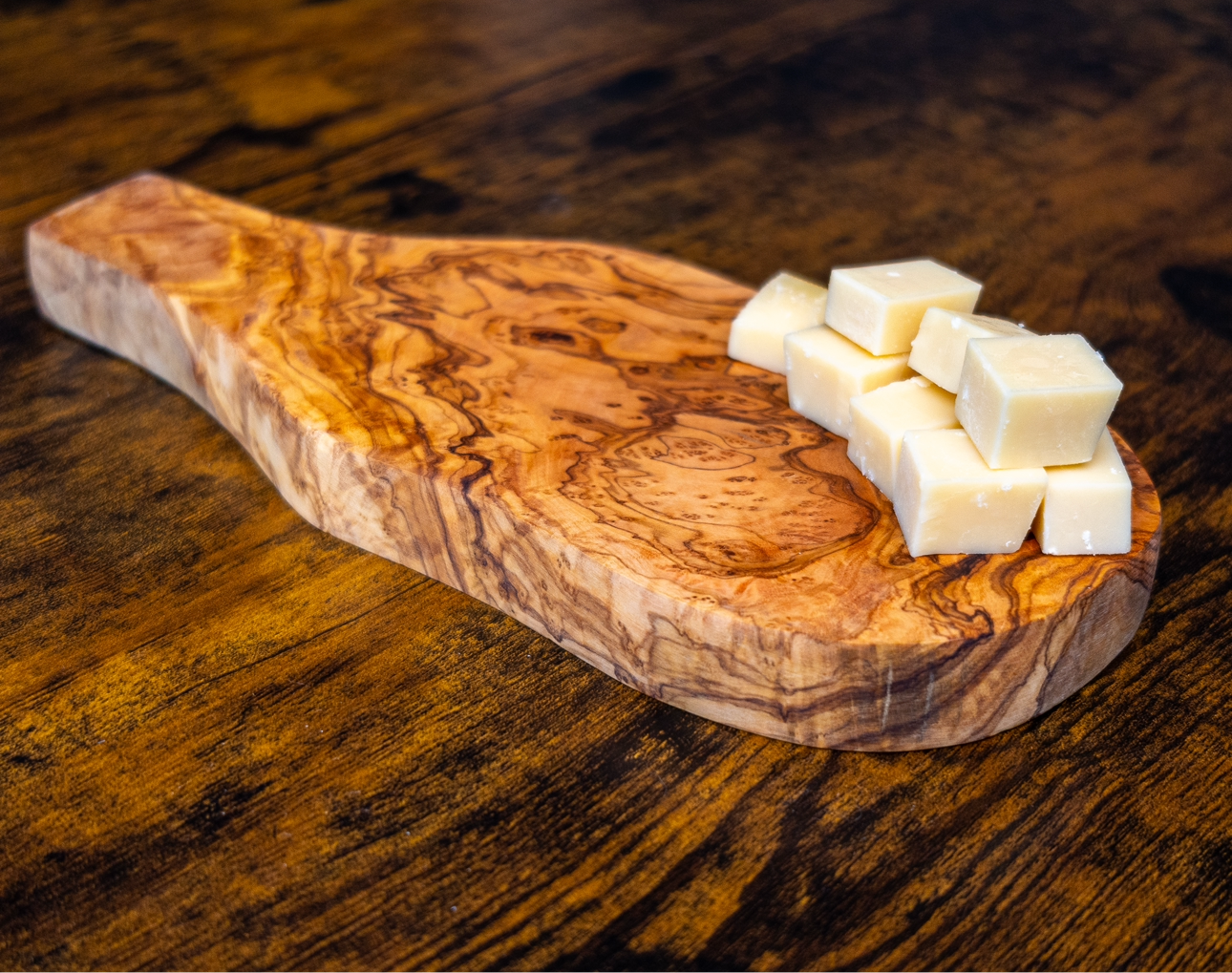 Small Handmade Olive Wood Cutting Board