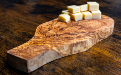 Small Handmade Olive Wood Cutting Board
