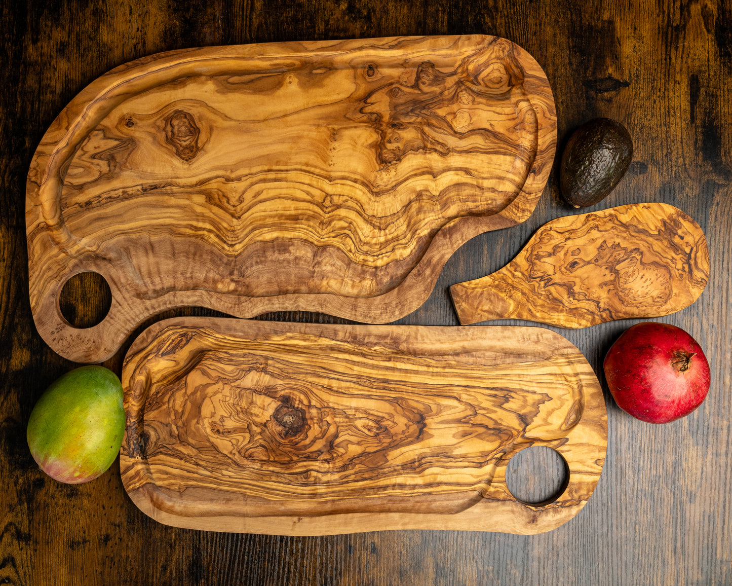 Small Handmade Olive Wood Cutting Board