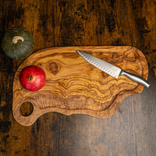 XL Handmade Olive Wood Cutting Board