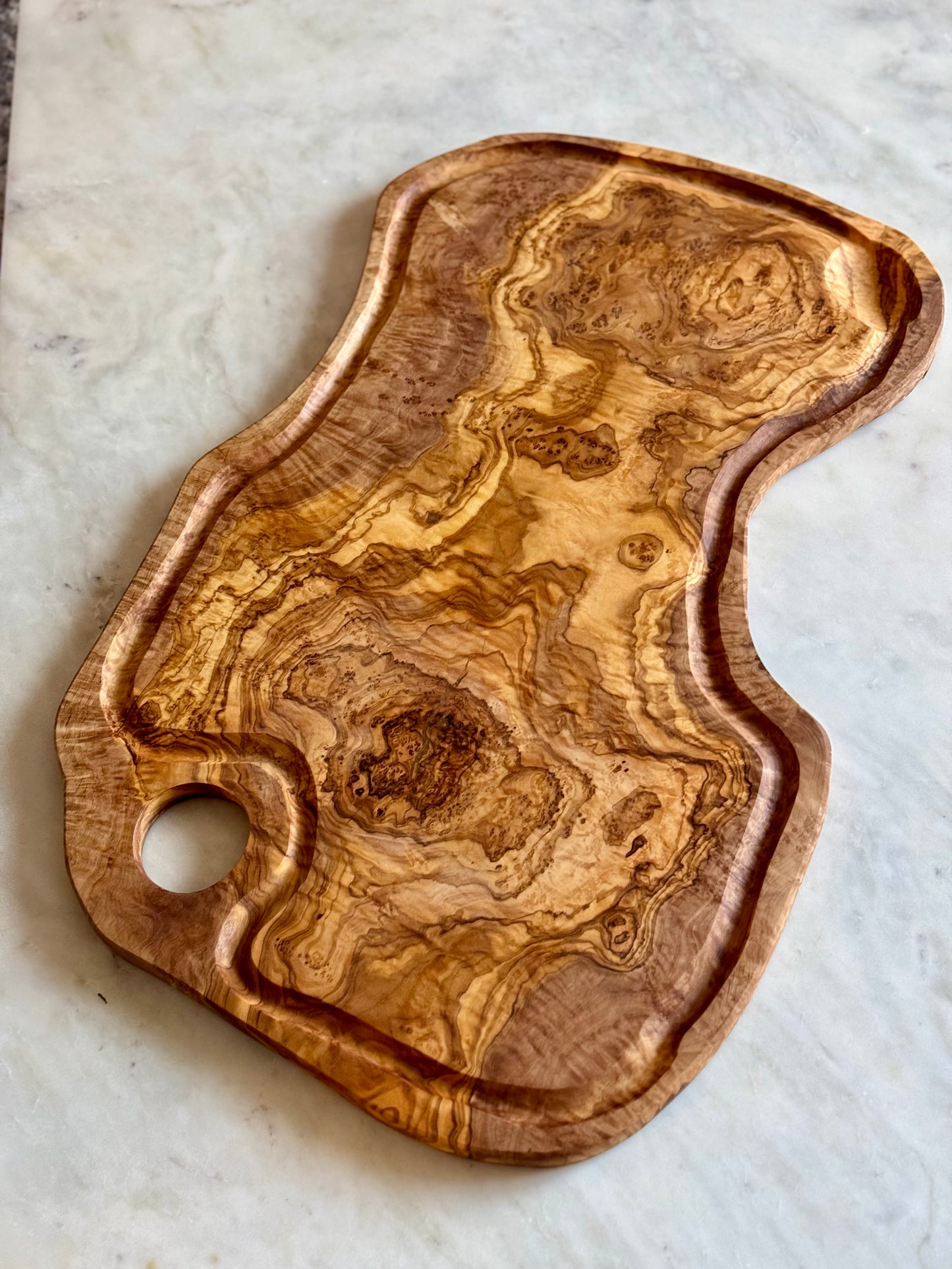 XXL Handmade Olive Wood Cutting Board